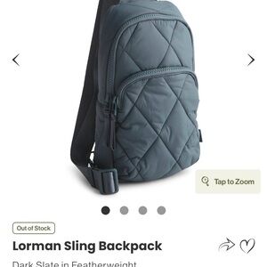 Like New Vera Bradley Sling Backpack & zip pouch